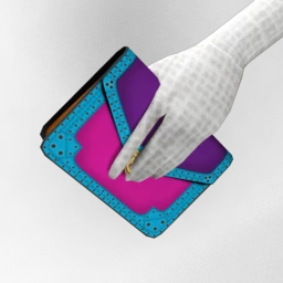 Front Row Envelope Clutch - Pink