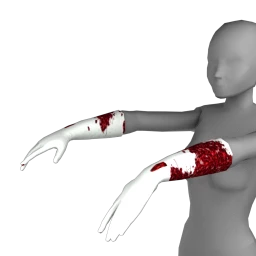 Cosmos Splattered Gore Gloves