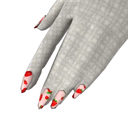 USHeritage Strawberry Pudding Nails