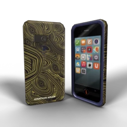 CandyShell Inked Case - Malachite Black Gold