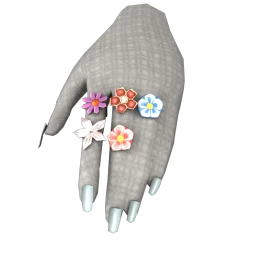 Prysm Wild Flower Ring Set