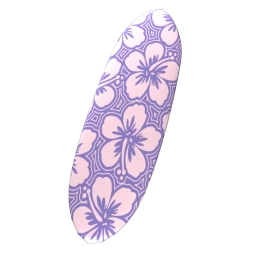 Mahiki Flower & Waves Surfboard