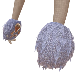 Yume Lilac Cat Paw Gloves