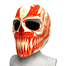 Bone Cult Mask - Fire