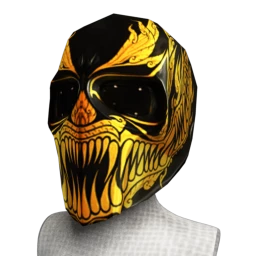 Bone Cult Mask - Blackout