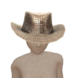 Cloud Nine Gold Disco Cowboy Hat