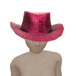 Cloud Nine Pink Disco Cowboy Hat