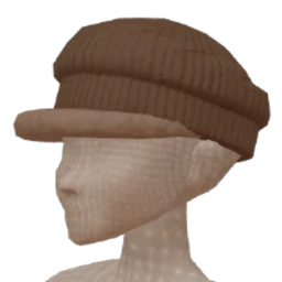 Foal Brown Knitted And Fur Beanie Cap