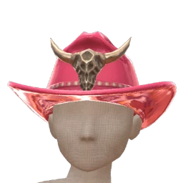 Cosmos Rodeo PVC Pink Cowgirl Hat