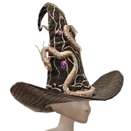 Cosmos Silver Serpent Witch Hat