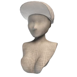 Female Flip-up Fitted Cap