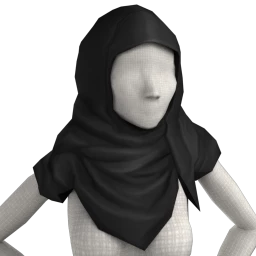 Foal Pure Obsidian Headscarf