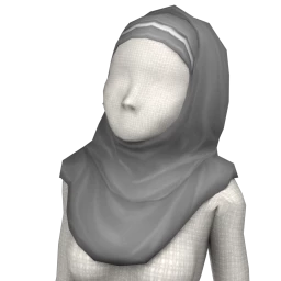 Simple Headscarf (Grey)