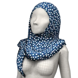 Simple Headscarf (Spotted)