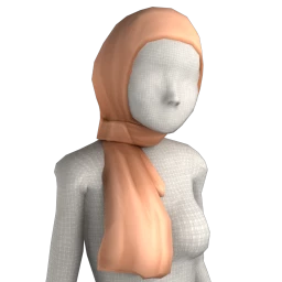 Simple Headscarf (Peach)