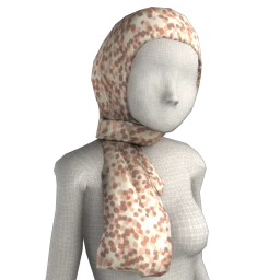 Simple Headscarf (Dotted)