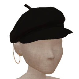 Front Row Black Beret