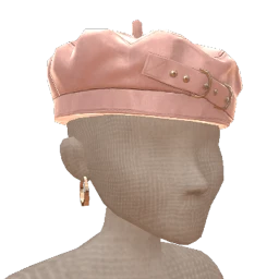 Front Row Baby Pink Twisted Beret