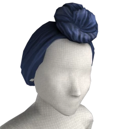 Simple Headwrap (Navy)