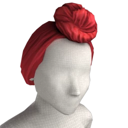 Simple Headwrap (Red)