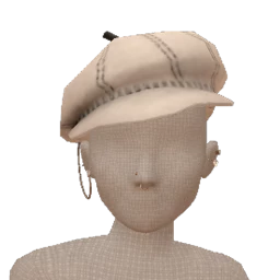 Ikon Elite White Denim Beret