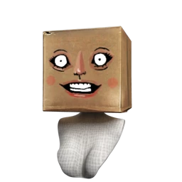 Grimace Grin Box Head (for Female)