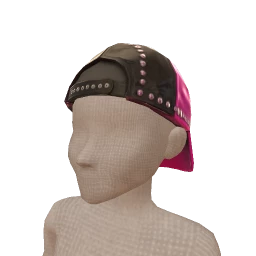 Delirious Leather Skater Punk Backwards Cap