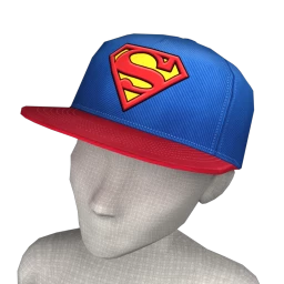 Superman Logo Red & Blue Snapback Hat
