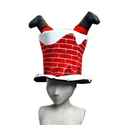 Santa Stuck in the Chimney Hat