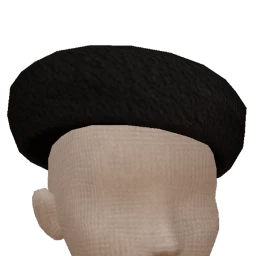 Ikon Elite Black Wool Beret