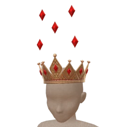 Bijouterie Gold January Garnet Crown