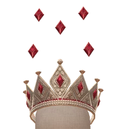 Bijouterie Silver July Ruby Crown