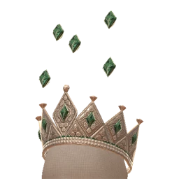 Bijouterie Gold May Emerald Crown