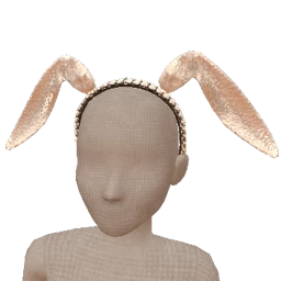 Bijouterie Rhinestone Bunny Ears