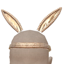 Bijouterie Diamonds And Silver Headband And Bunny Ears