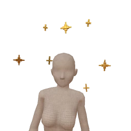 Cloud Nine Mini Gold Pixel Stars