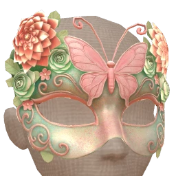 Cosmos Green Enchanted Butterfly Mask