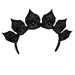 Cosmos Raven Flower Crown