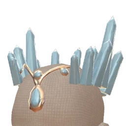Cosmos Blue Crystal Headpiece