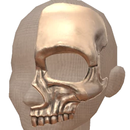 Cosmos Metallic Skull Mask