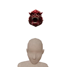 Cosmos Floating Ruby Skull