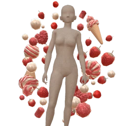 Drop Science Floating Strawberries