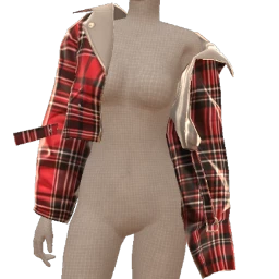 Drop Science Red And Black Plaid Flannel Jacket