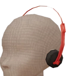 Yume Retro Red Earphones