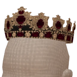 Ikon Elite Crimson And Gold Crown