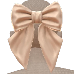 Front Row Big Cream Bow