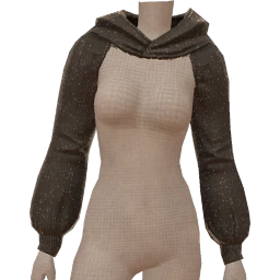 Front Row Black Cropped Hoodie Shrug