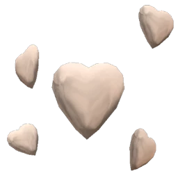 Ikon Elite Silver Floating Heart