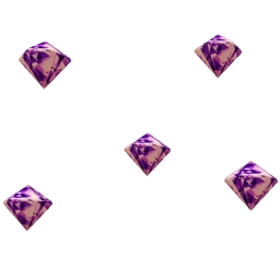 Ikon Elite Purple Floating Diamonds