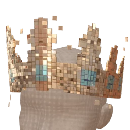 Ikon Elite Blue Queen Pixel Crown